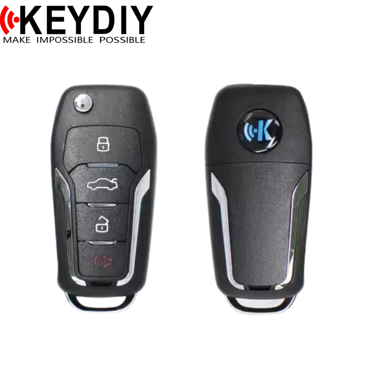 KEYDIY - Ford Style Universal Smart Key 4B - Proximity (ZB12 - 4) - Royal Key Supply