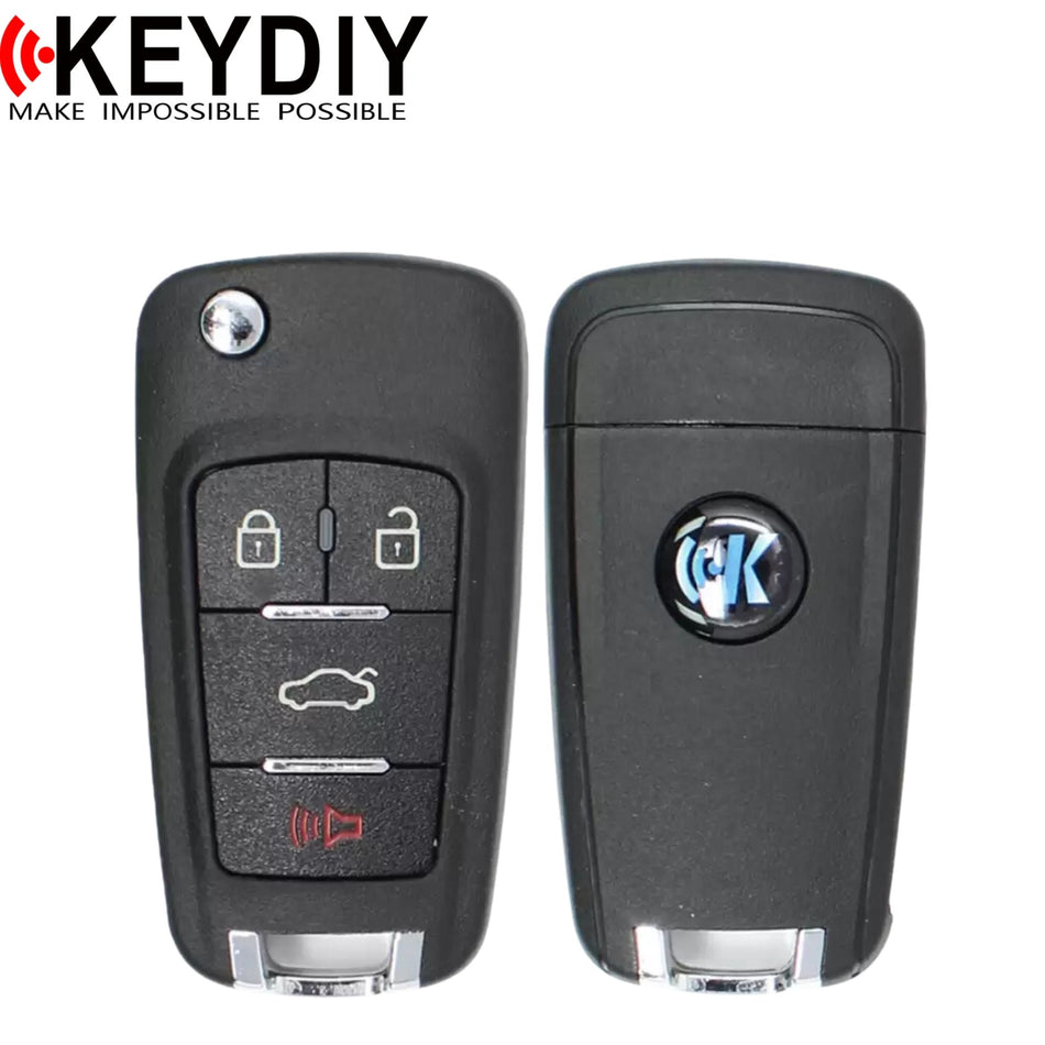 KEYDIY GM Style Universal Flip Remote 4B Trunk (B18) - Royal Key Supply