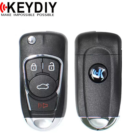 KEYDIY GM Style Universal Flip Remote 4B Trunk (B22 - 4) - Royal Key Supply