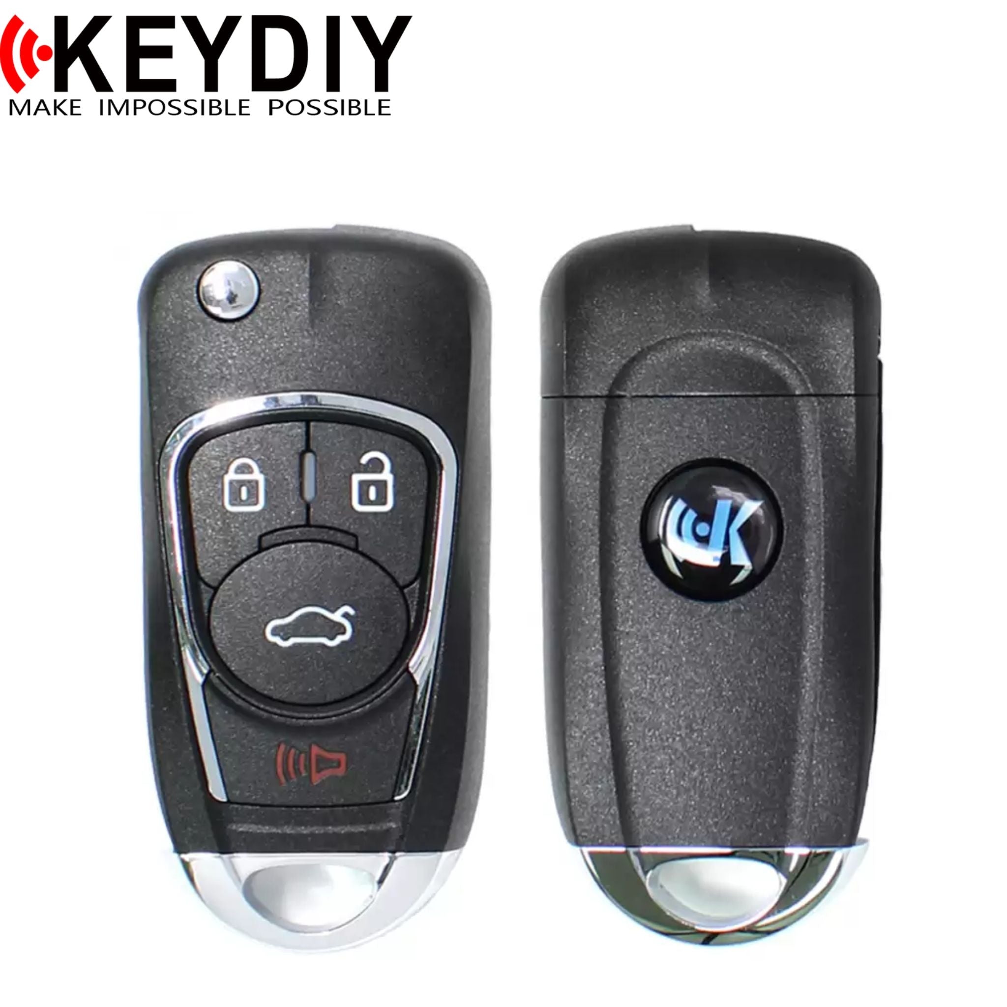 KEYDIY GM Style Universal Flip Remote (With Chip) 4B Trunk (NB22 - 4) - Royal Key Supply