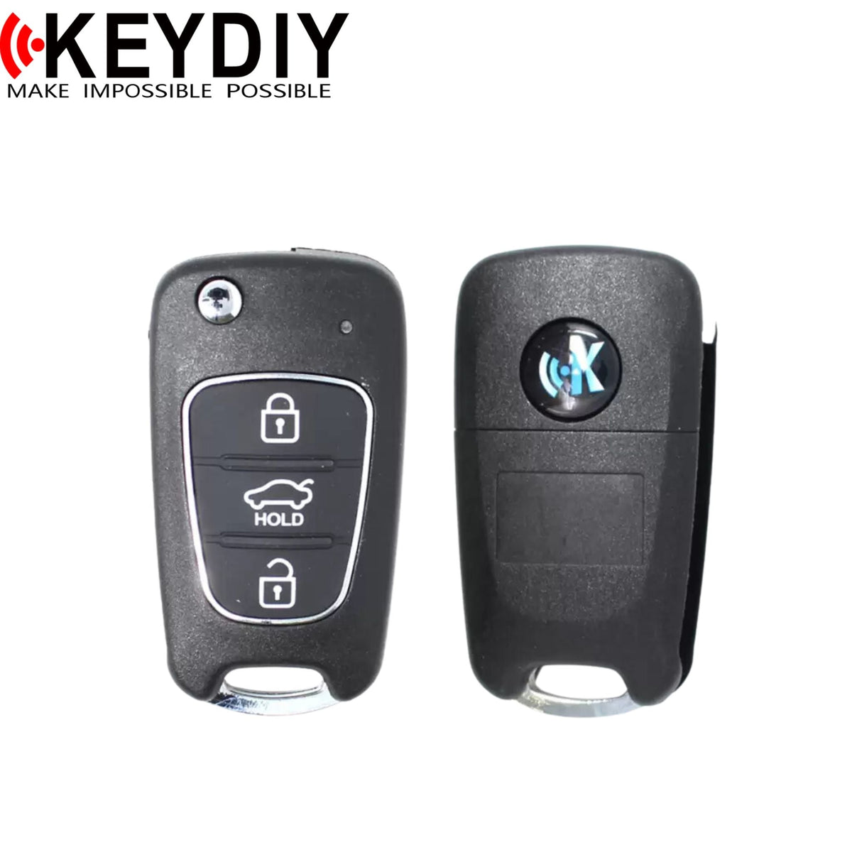 KEYDIY - Hyundai / Kia Style Flip Key 3B - With Chip (NB04 ) - Royal Key Supply