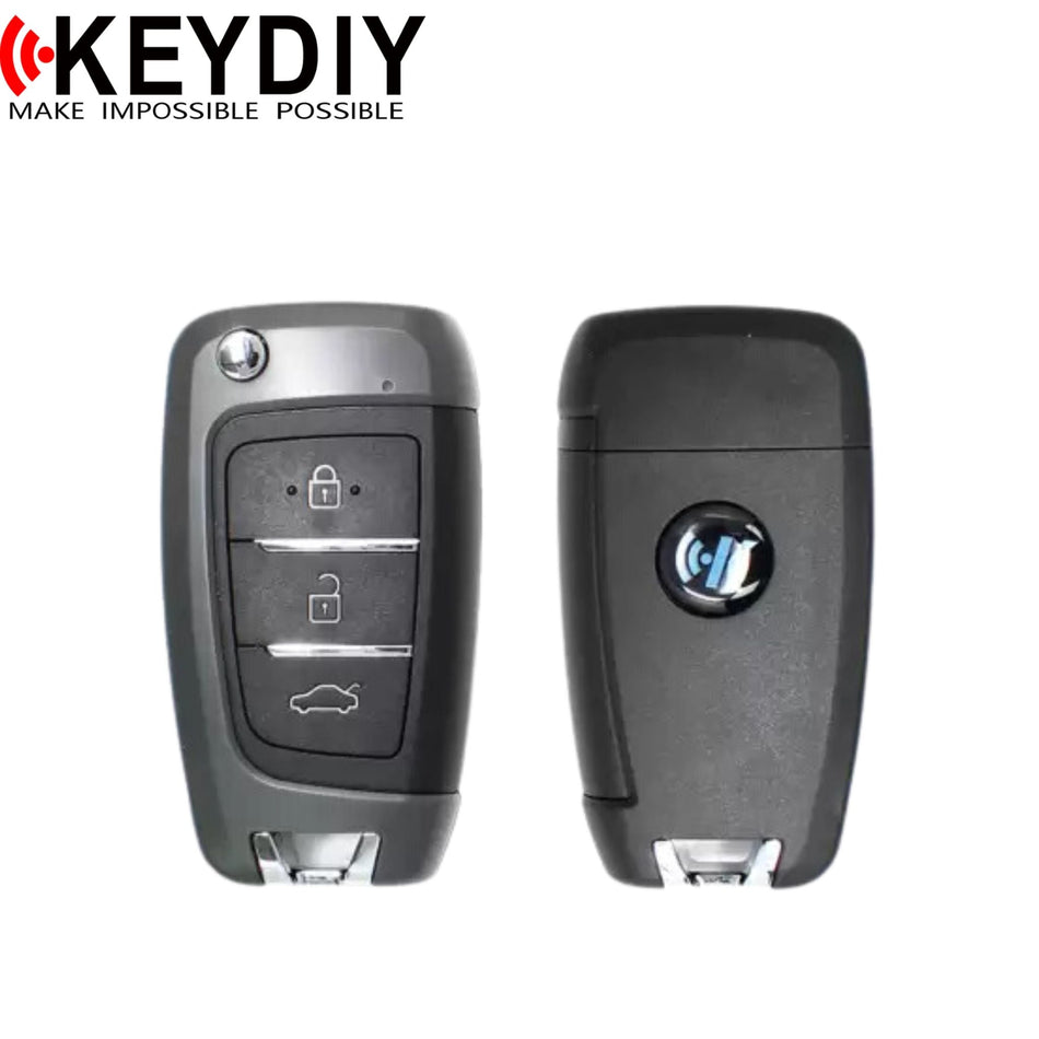 KEYDIY - Hyundai Style Flip Key 3B - With Chip (NB25) - Royal Key Supply