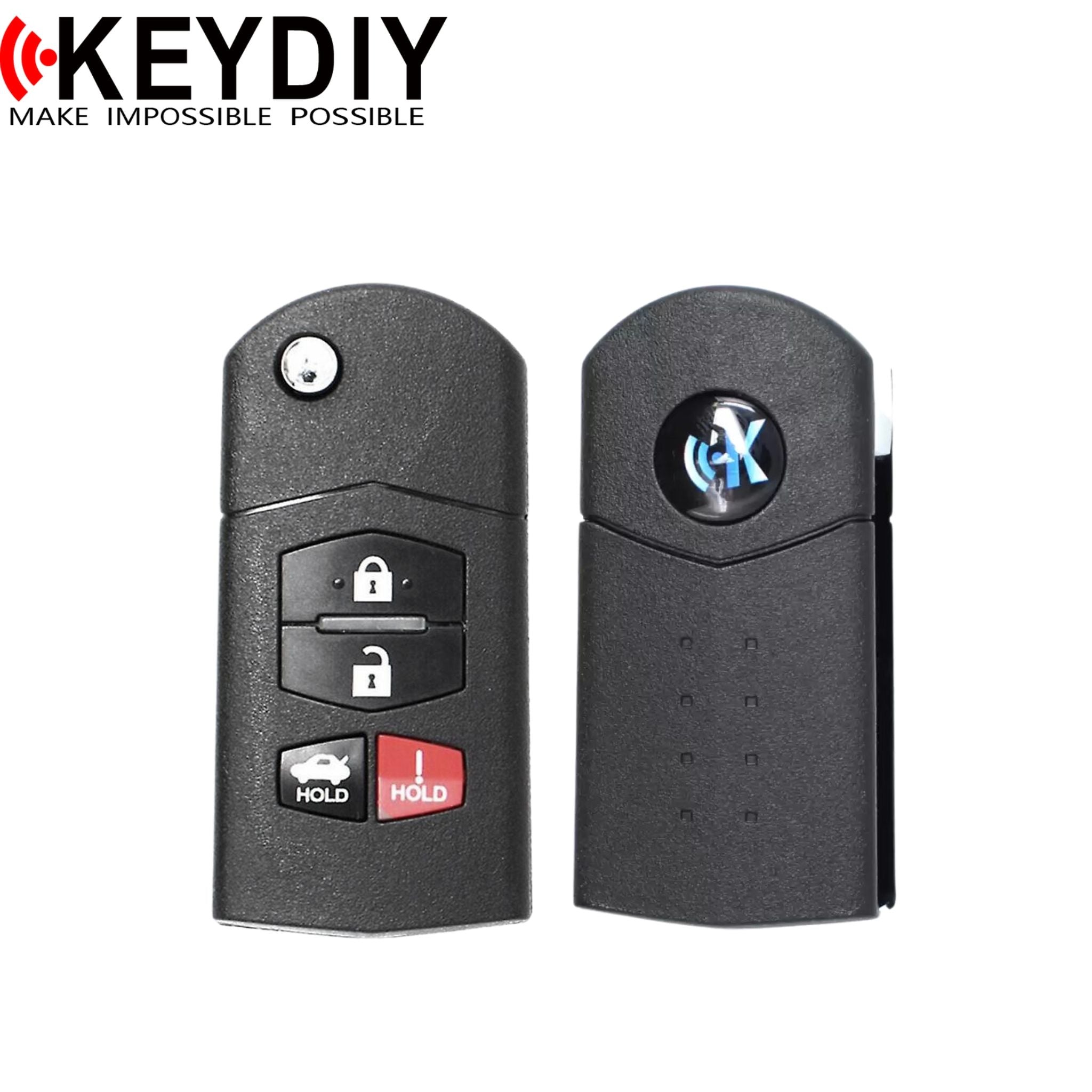 KEYDIY - Mazda Style Flip Key 4B (B14 - 3 - 1) - Royal Key Supply