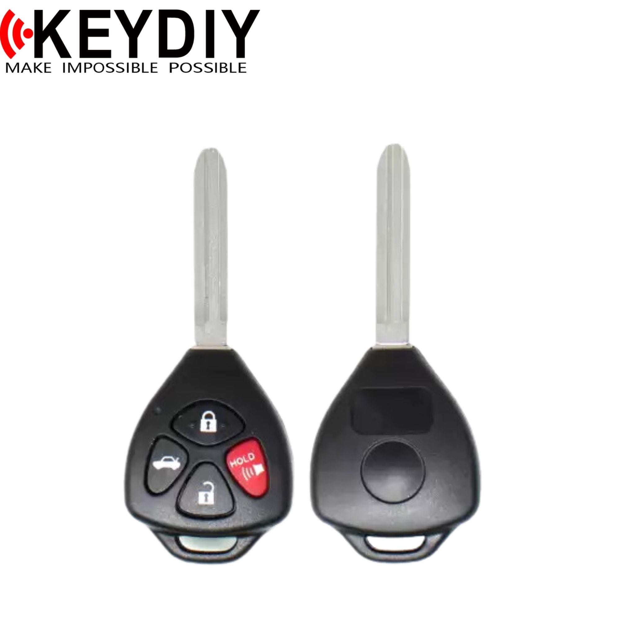 KEYDIY - Toyota Style Universal Remote Head Key 4B (KD - B05 - 4) - Royal Key Supply