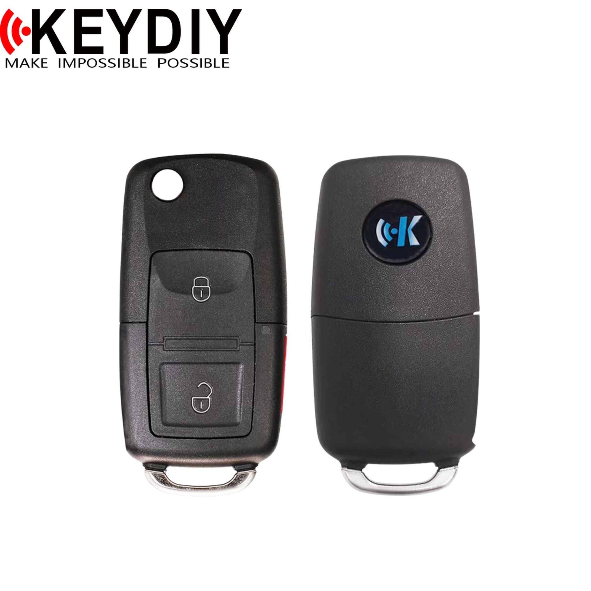 KEYDIY - VW Style Flip Key 3B (B01 - 2+1) - Royal Key Supply