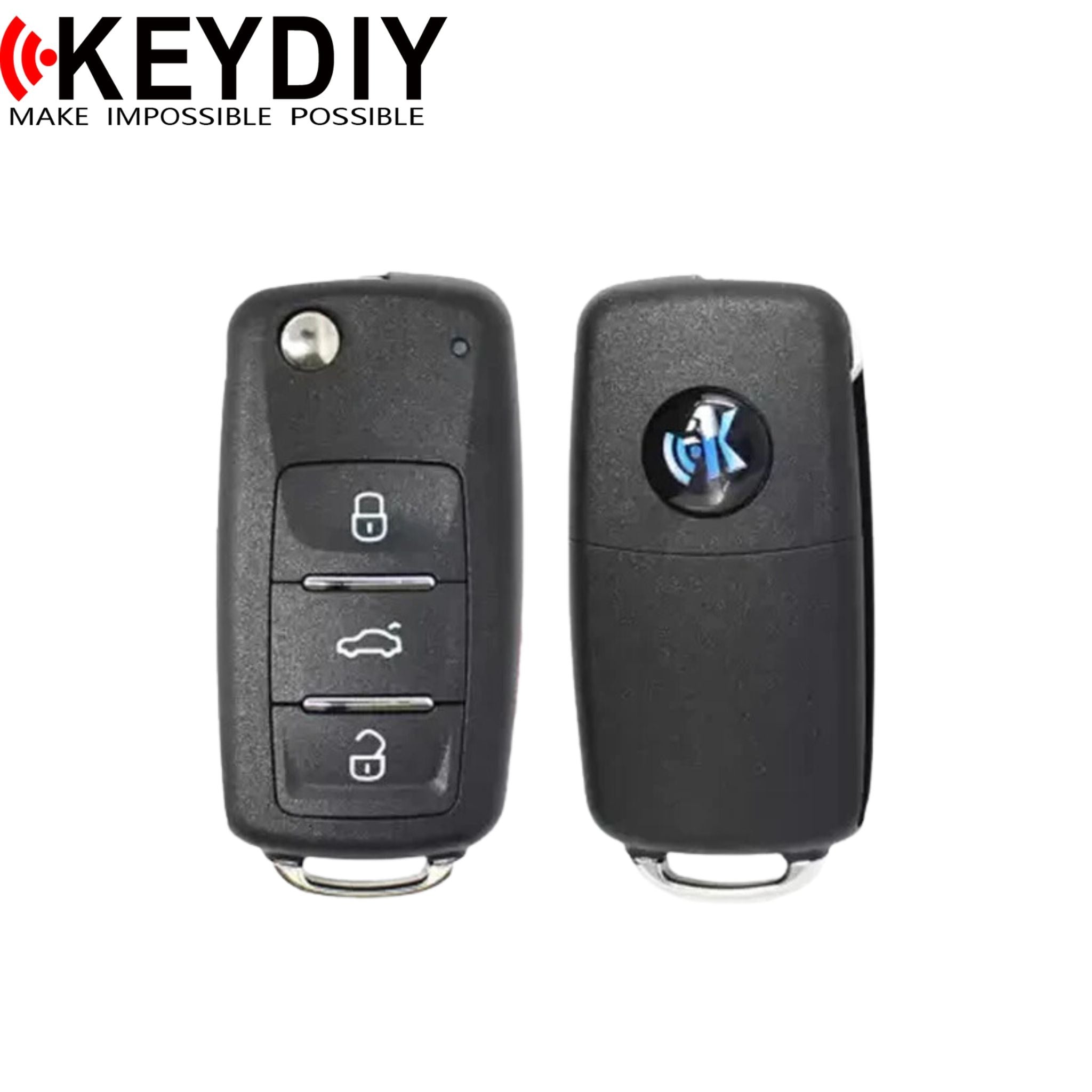 KEYDIY - VW Style Universal Flip Key 4B - With Chip (NB08 - 4) - Royal Key Supply