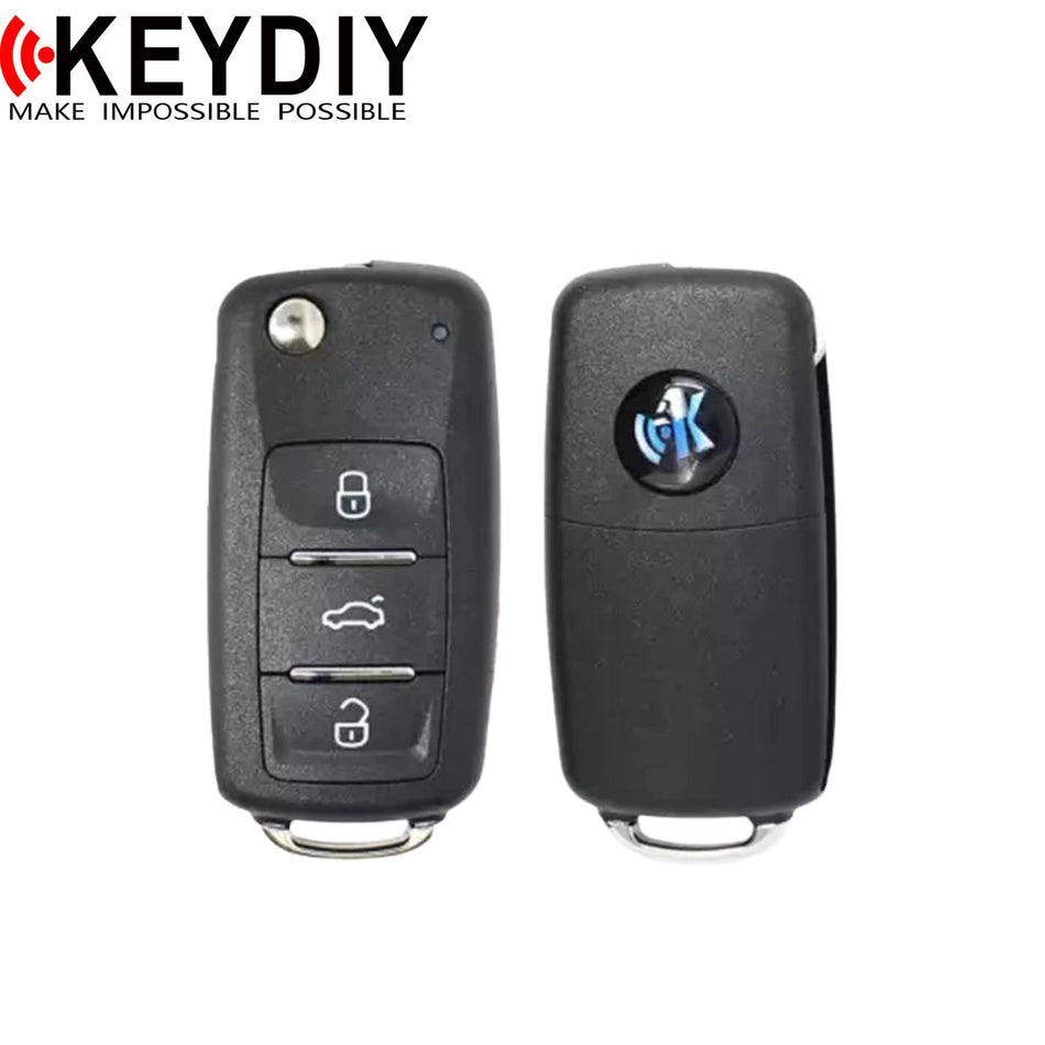 KEYDIY - VW Style Universal Flip Key 4B - With Chip (NB08 - 4) - Royal Key Supply