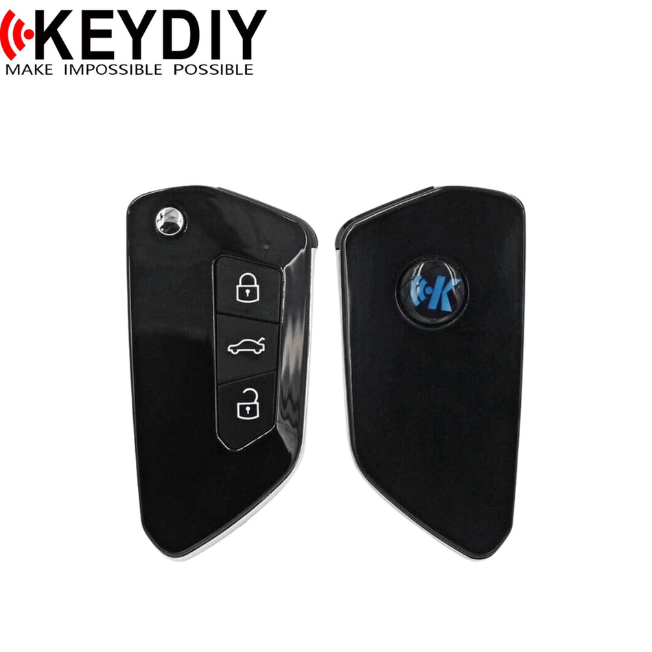 KEYDIY - VW Type Universal Remote Flip Key 3B - Integrated Chip (NB33) - Royal Key Supply