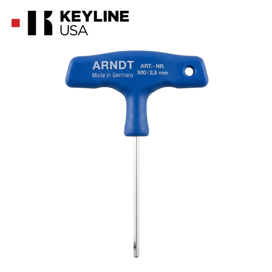Keyline - 2.5mm T-Handle Allen Wrench (For Gymkana Key Machines) - Royal Key Supply