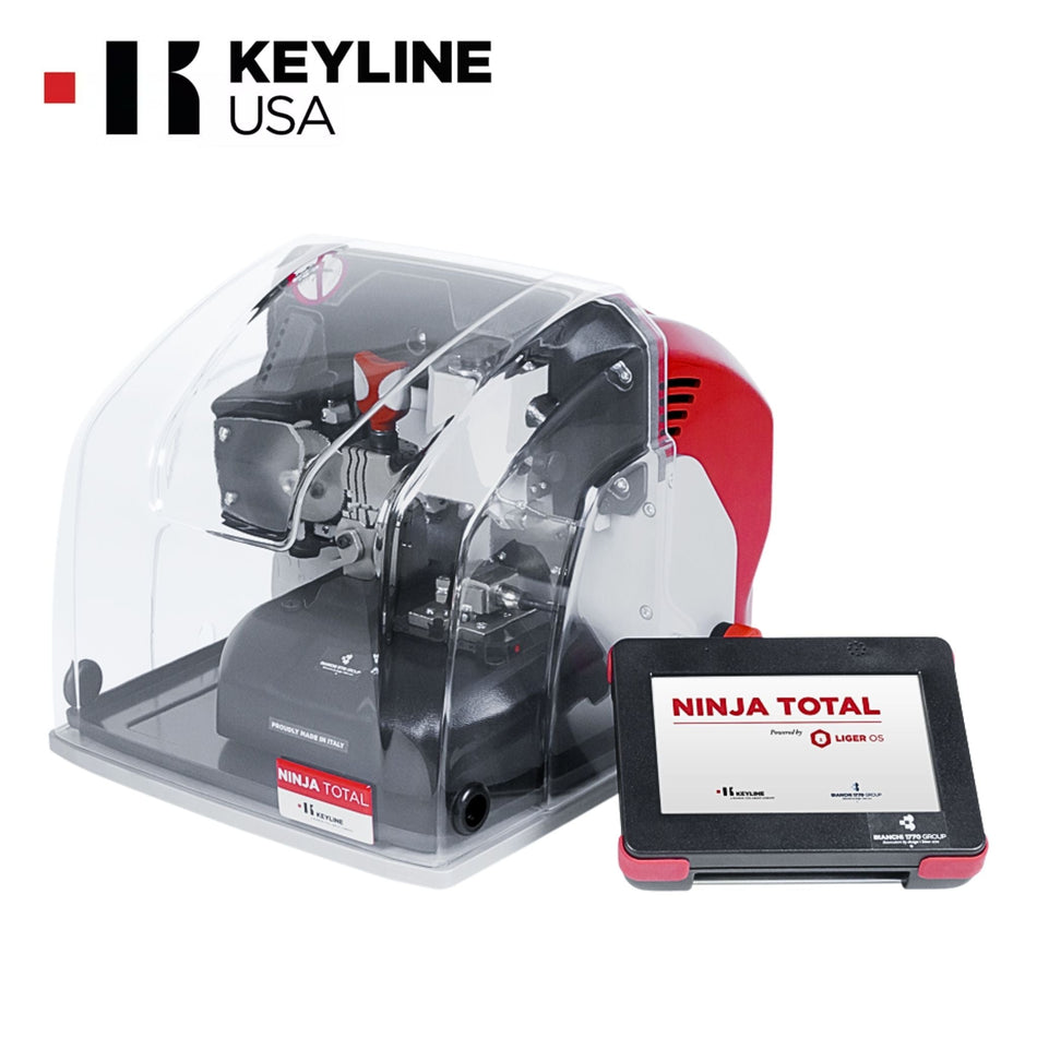 Keyline - NINJA TOTAL - Automatic Electronic Code Key Cutting Machine – For Edge Cut, Laser Cut, and Dimple Keys. - Royal Key Supply