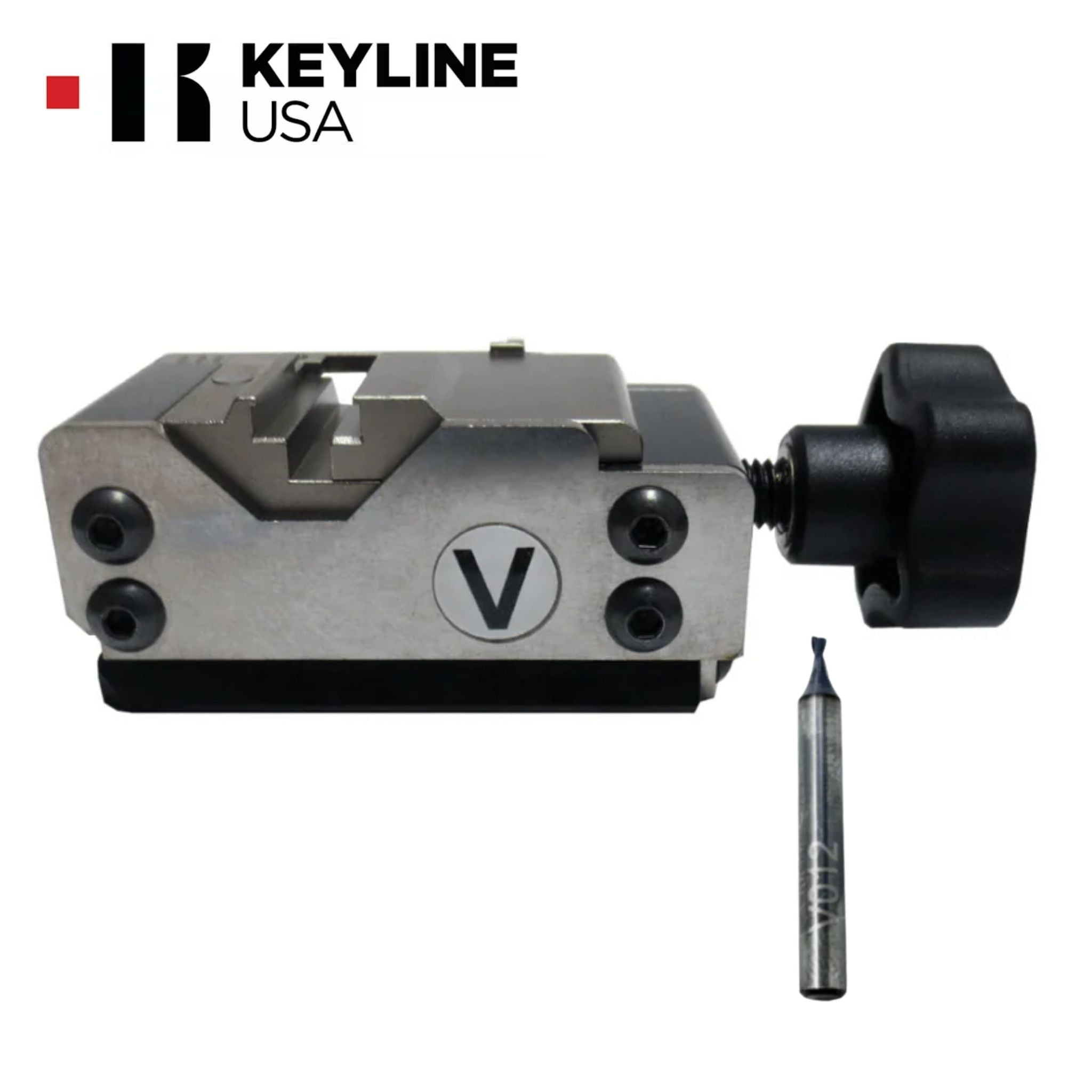 Keyline - V Clamp Kit – V Clamp & V012 Cutter (For Gymkana machines) - Royal Key Supply