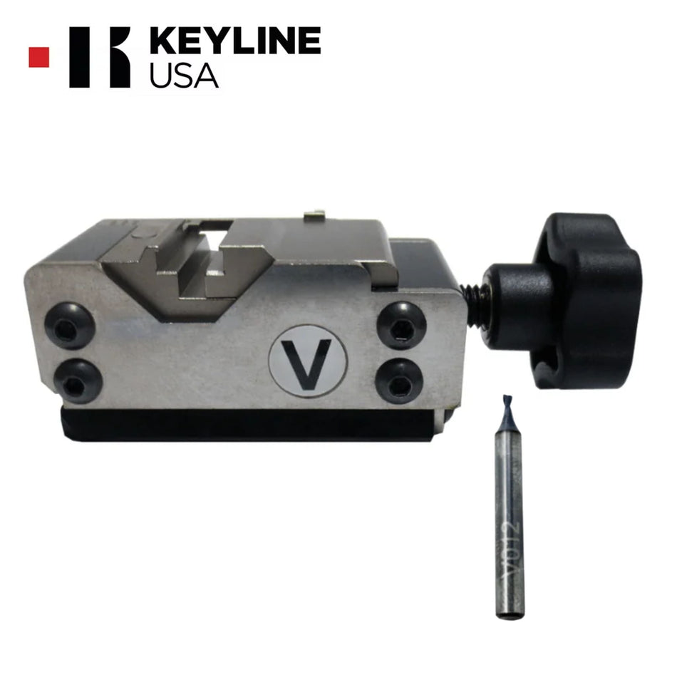 Keyline - V Clamp Kit – V Clamp & V012 Cutter (For Gymkana machines) - Royal Key Supply