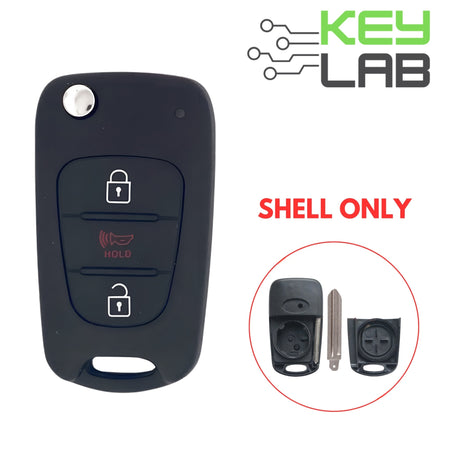 Kia 2012 - 2013 Remote Flip Key SHELL 3B for NYOSEKSAM11ATX - Royal Key Supply