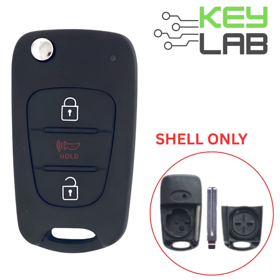 Kia 2012 - 2013 Remote Flip Key SHELL 3B for NYOSEKSAM11ATX - Royal Key Supply