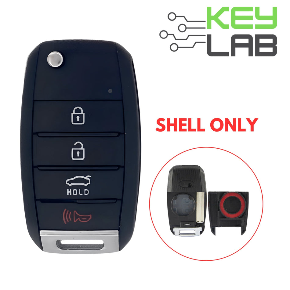 Kia 2014 - 2015 Remote Flip Key SHELL for NYODD4TX1306 - Royal Key Supply