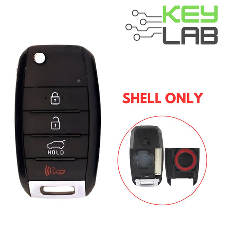 Kia 2014 - 2016 Remote Flip Key SHELL 4B Hatch for NYODD4TX1306 - Royal Key Supply