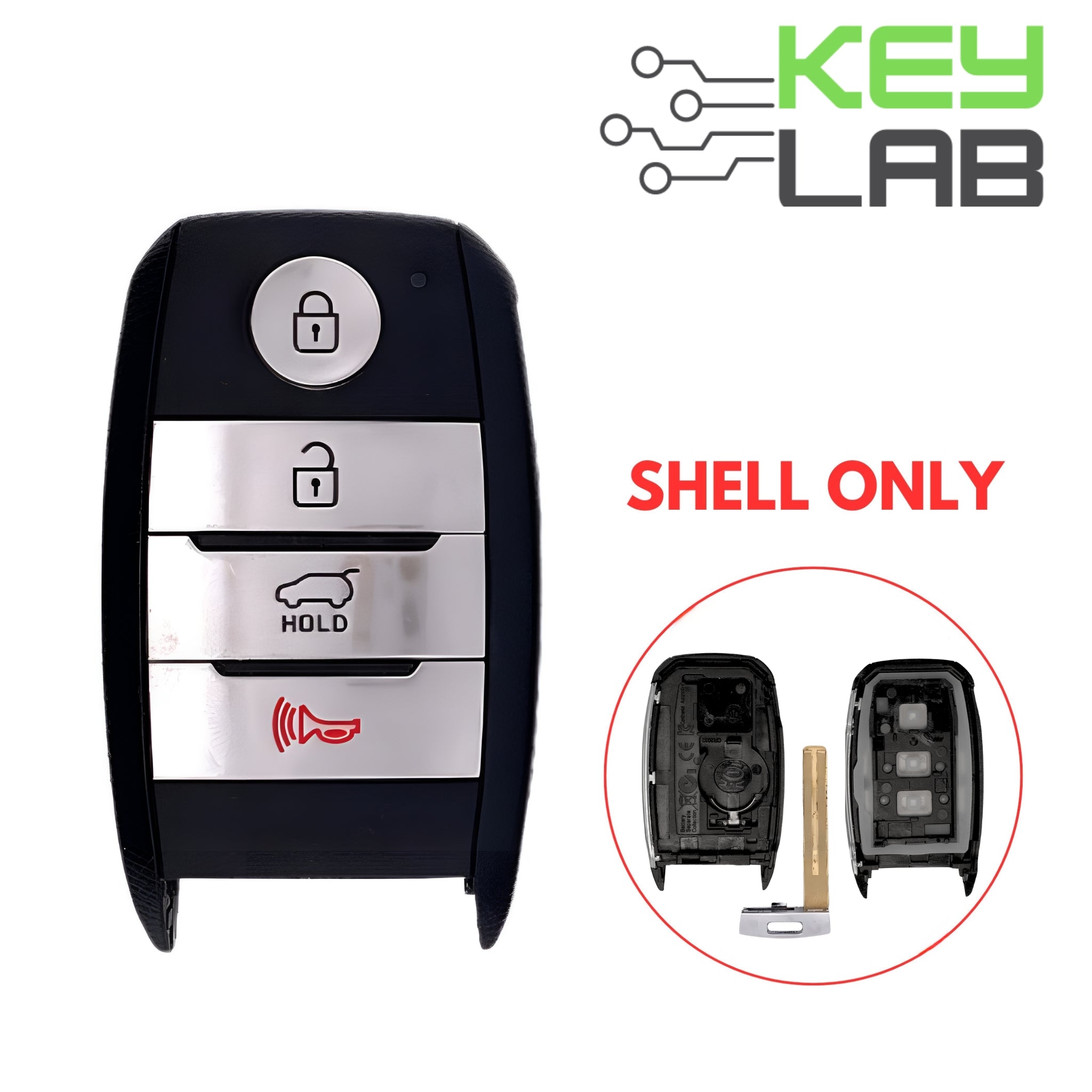 Kia 2015-2021 Smart Key SHELL 4B Hatch for SY5YPFGE06 – Royal Key Supply