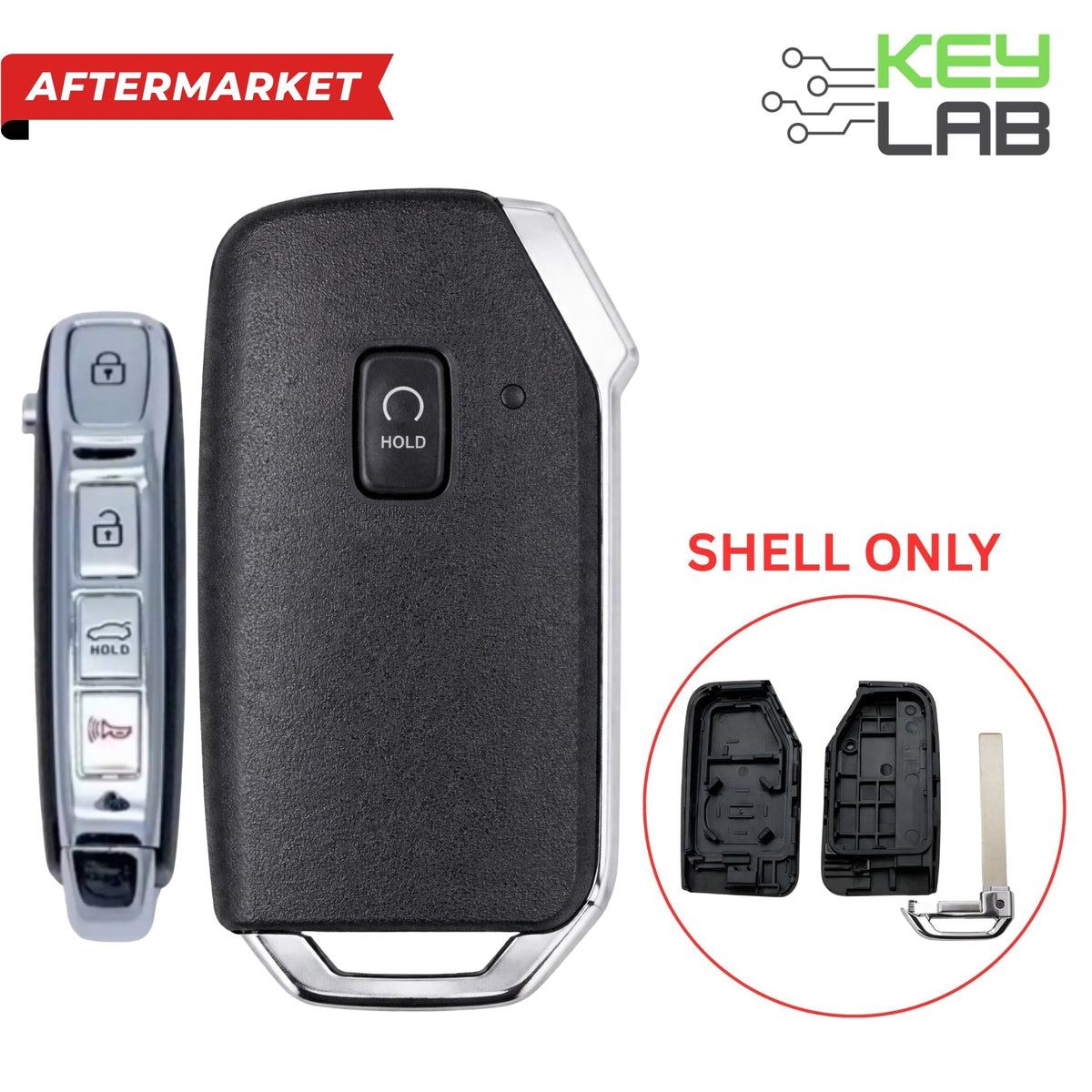 Kia 2018 - 2023 Smart Key SHELL 5B Remote for CQOFD00790 - Royal Key Supply