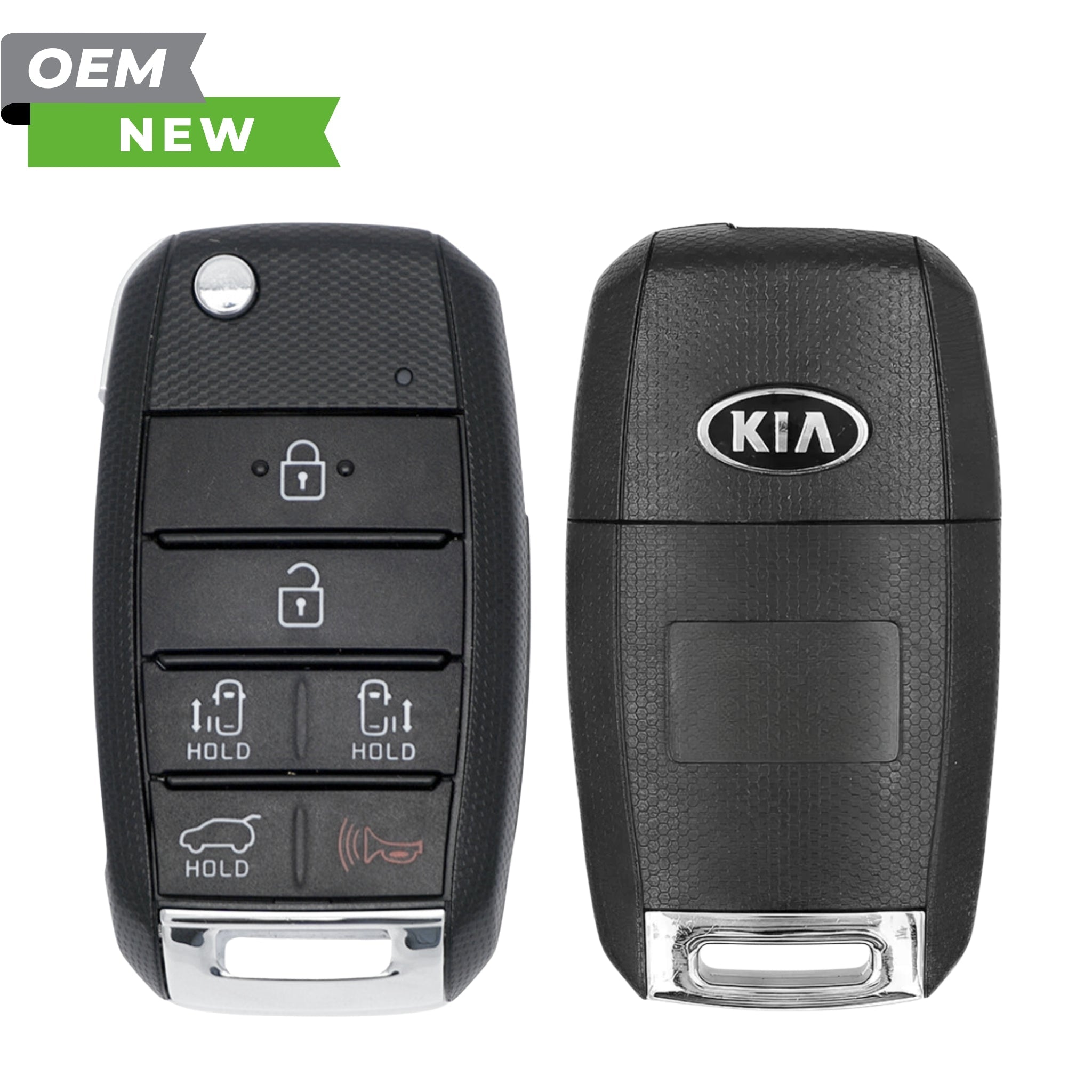 Kia New OEM 2015 - 2018 Sedona Remote Flip Key 6B Hatch/Power Doors FCCID: TQ8 - RKE - 4F21 PN 95430 - A9300 - Royal Key Supply