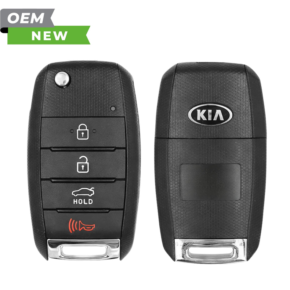 Kia New OEM 2015 - 2020 Optima Remote Flip Key 4B Trunk FCCID: SY5JFRGE04 (JF 4BT w/ Chip) PN 95430 - D4000 - Royal Key Supply