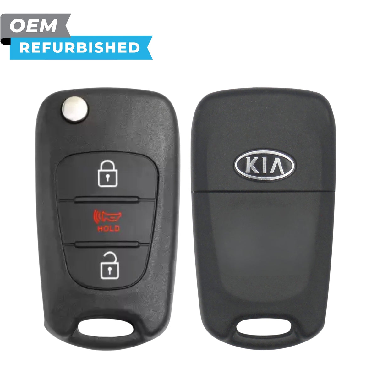 Kia Refurbished 2010-2013 Soul Remote Flip Key 3B FCCID: NY0SEKSAM11ATX (AM/FL) PN 95430-2K340 - Royal Key Supply