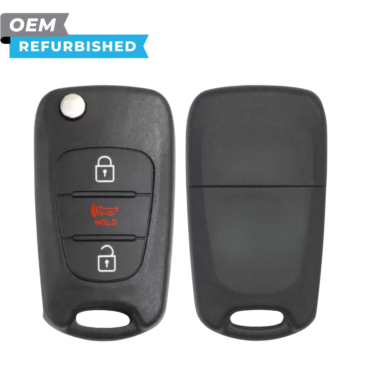 Kia Refurbished 2010-2013 Soul Remote Flip Key 3B FCCID: NY0SEKSAM11ATX (AM/FL) PN 95430-2K340 - Royal Key Supply
