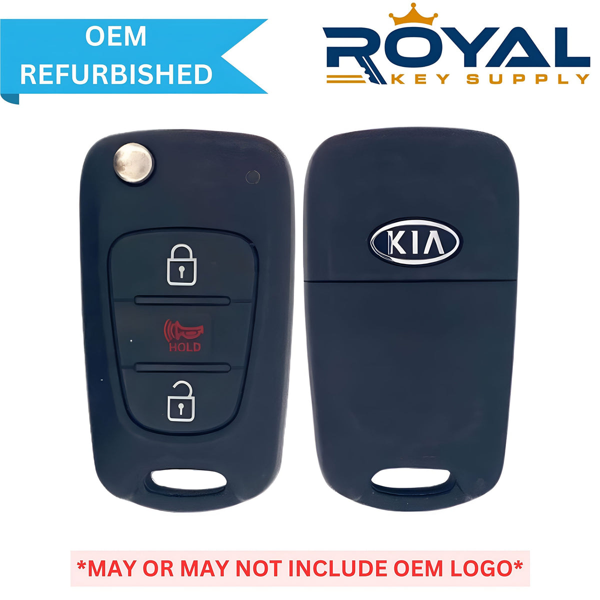 Kia Refurbished 2010 - 2013 Soul Remote Flip Key 3B FCCID: NY0SEKSAM11ATX PN# 95430 - 2K340 - Royal Key Supply