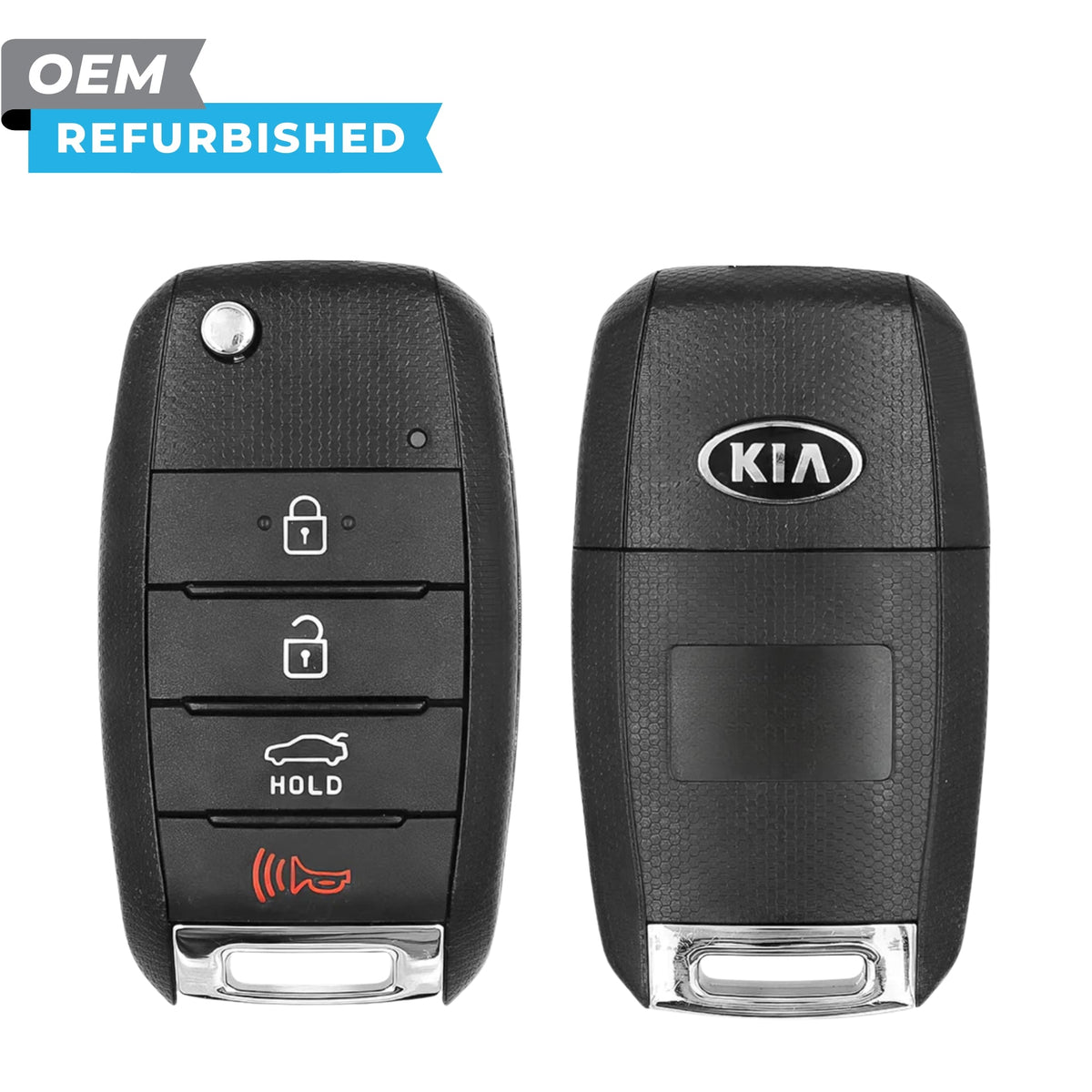 Kia Refurbished 2014-2017 Rio Remote Flip Key 4B Trunk FCCID: TQ8-RKE-3F05 PN 95430-1W023 - Royal Key Supply