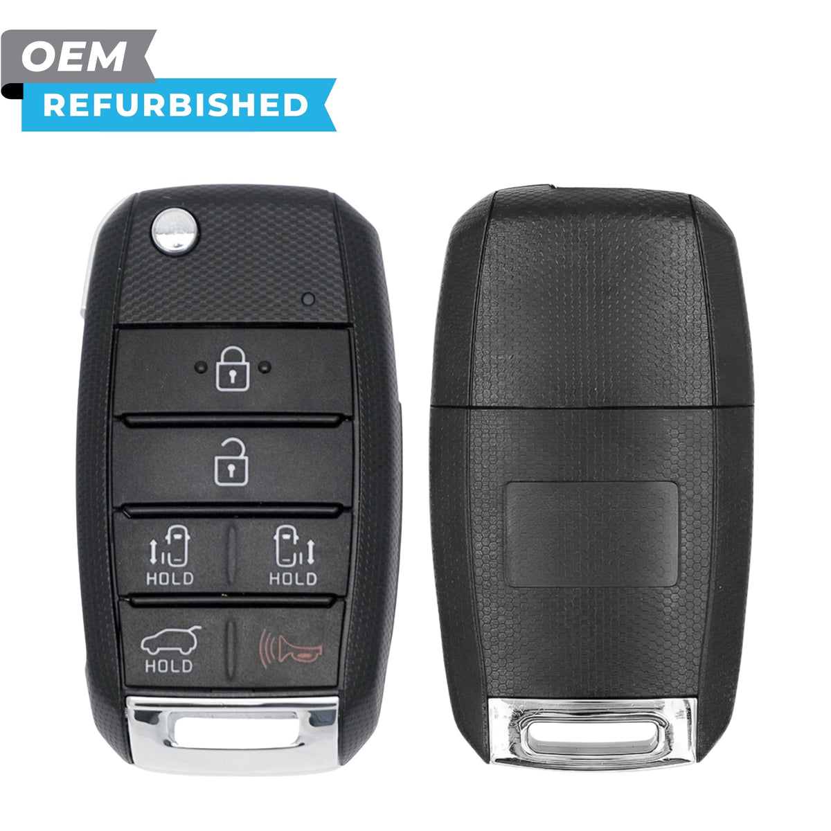 Kia Refurbished 2015-2018 Sedona Remote Flip Key 6B Hatch/Power Doors FCCID: TQ8-RKE-4F21 PN 95430-A9300 - Royal Key Supply