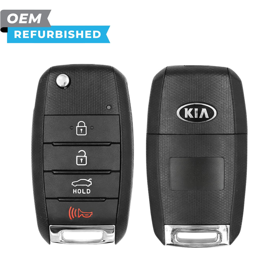 Kia Refurbished 2017-2018 Forte Remote Flip Key 4B Trunk FCCID: OSLOKA-875T PN 95430-A7200 - Royal Key Supply