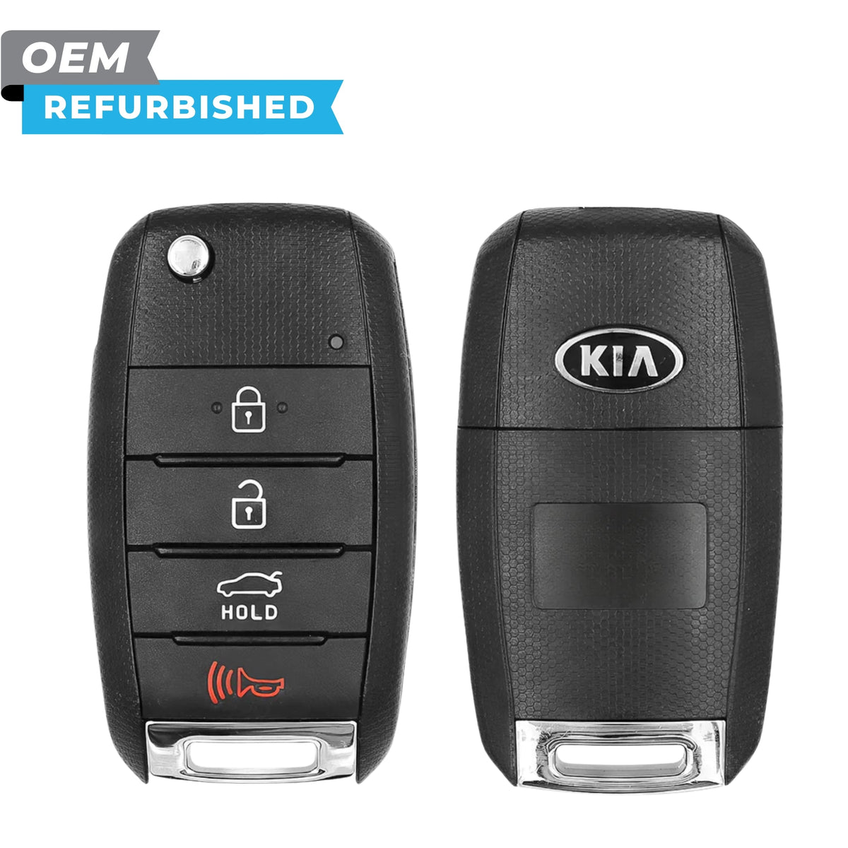 Kia Refurbished 2018-2023 Rio Remote Flip Key 4B Trunk FCCID: NYOSYEC4TX1611 PN 95430-H9700 - Royal Key Supply