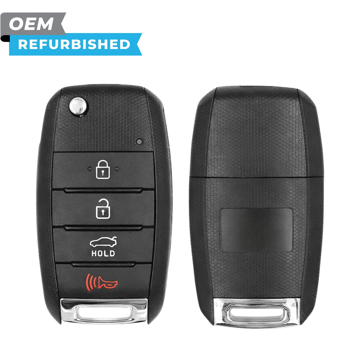 Kia Refurbished 2018-2023 Rio Remote Flip Key 4B Trunk FCCID: NYOSYEC4TX1611 PN 95430-H9700 - Royal Key Supply