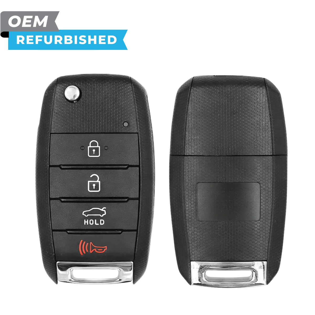 Kia Refurbished OEM 2015-2020 Optima Remote Flip Key 4B Trunk FCCID: SY5JFRGE04 (JF 4BT w/ Chip) PN 95430-D4000 - Royal Key Supply