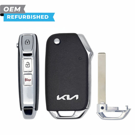 Kia Refurbished OEM 2021-2023 Seltos Remote Flip Key 3B FCCID: NYOSYEC4TX1907 PN# 95430-Q5510 - Royal Key Supply