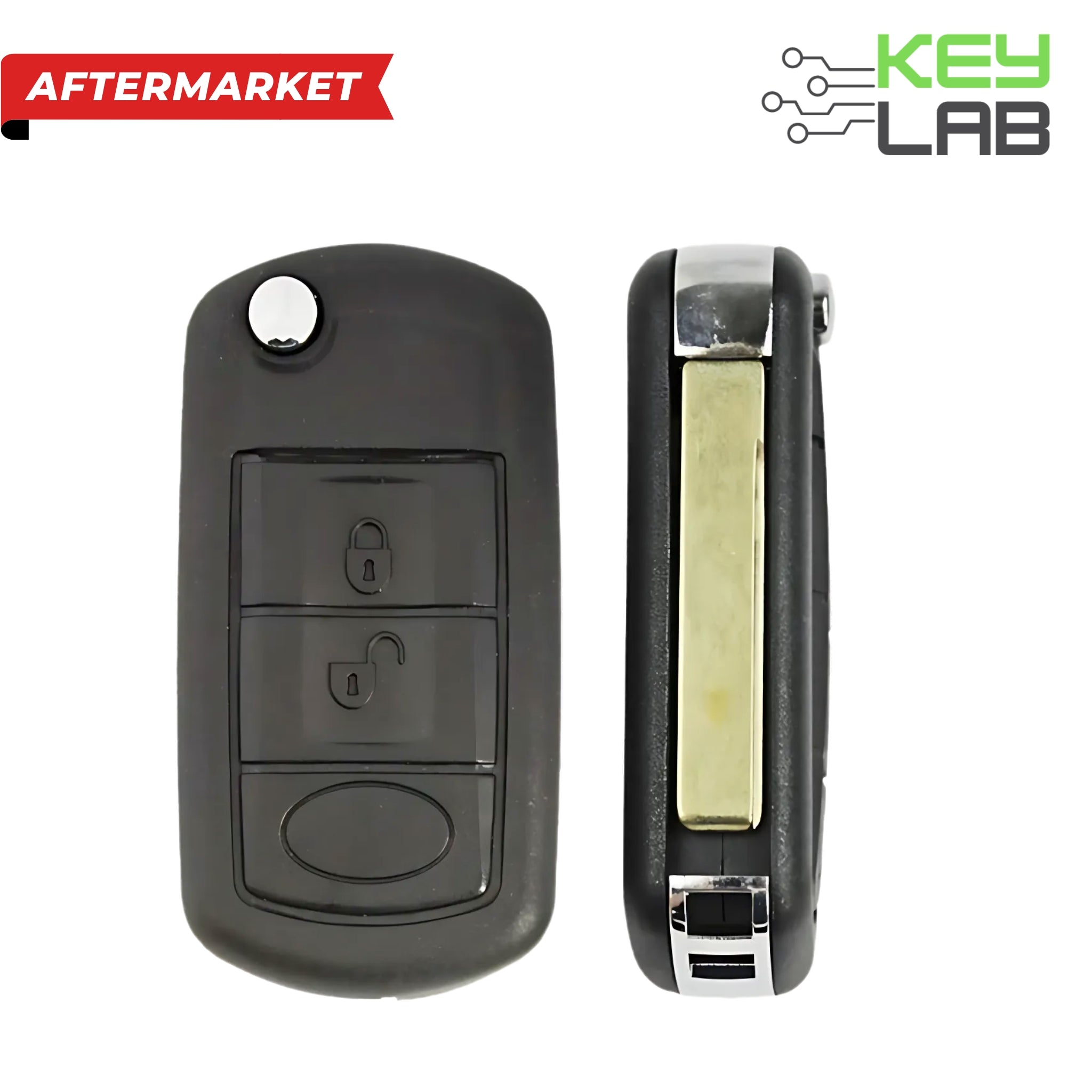Land Rover Aftermarket 1997 - 2011 LR3, Range Rover Remote Flip Key 2B (HU92) FCCID: NT8 - 15K6014CFFTXA - Royal Key Supply