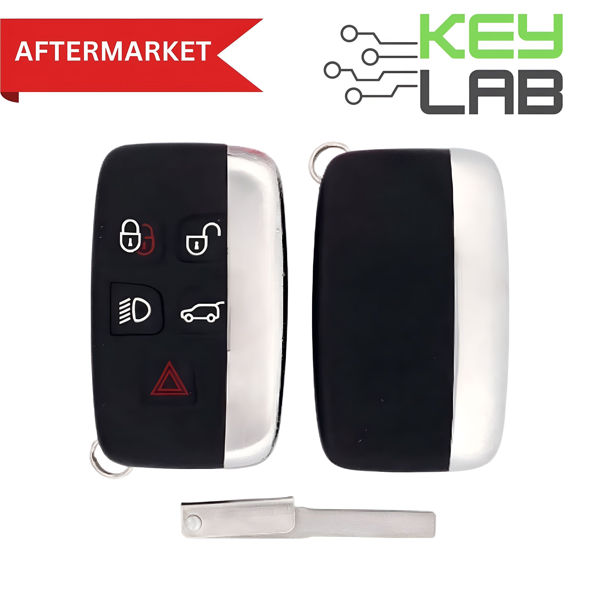 Land Rover Aftermarket 2011 - 2019 XJ, LR4 Smart Key 5B Lights/Hatch FCCID: KOBJTF10A PN# 5E0B40287 - Royal Key Supply