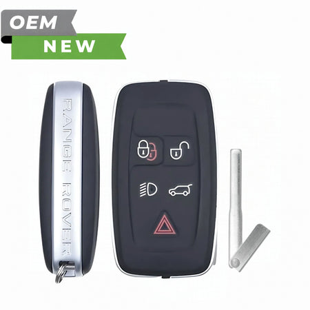 Land Rover New OEM 2010-2015 Range Rover Smart Key 5B Lights/Hatch FCCID: KOBJTF10A PN# 5E0B502A7 - Royal Key Supply