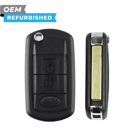 Land Rover Refurbished OEM 2005-2011 LR3, Range Rover Remote Flip Key 2B FCCID: NT8-15K6014CFFTXA PN YWX000071 - Royal Key Supply