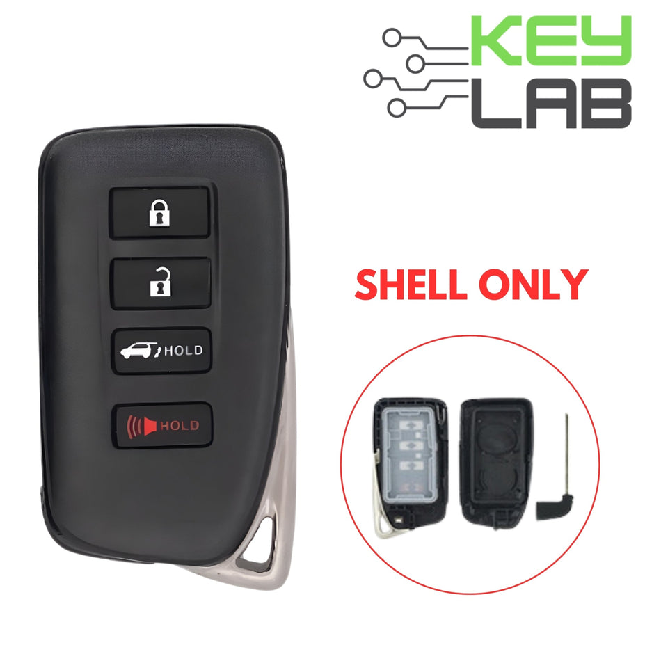 Lexus 2013 - 2020 Smart Key SHELL 4B for HYQ14FBB/HYQ14FBA - Royal Key Supply