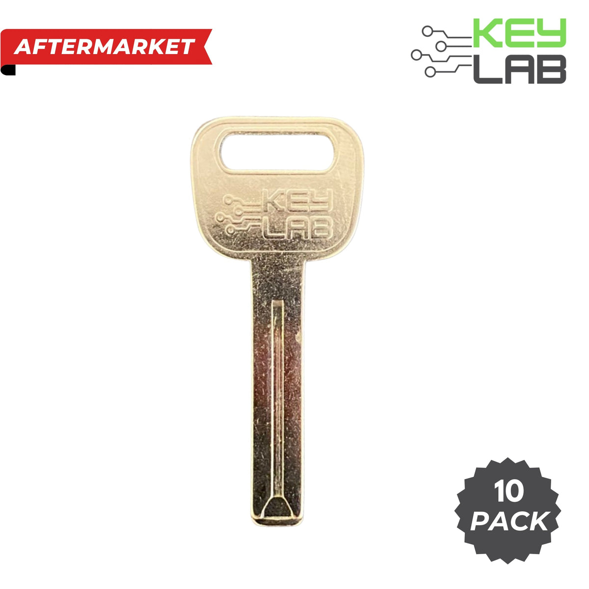 Lexus Aftermarket 2013 - 2023 Metal Test Key TOY48 (Pack of 10) - Royal Key Supply