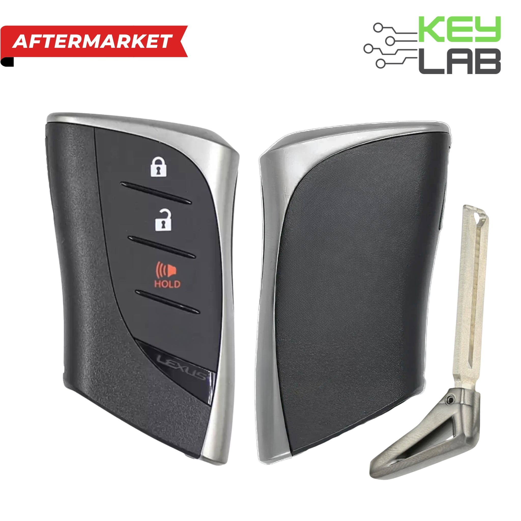 Lexus Aftermarket 2020 - 2024 UX200, UX250h Smart Key 3B FCCID: HYQ14FBZ PN 8990H - 76600 - Royal Key Supply
