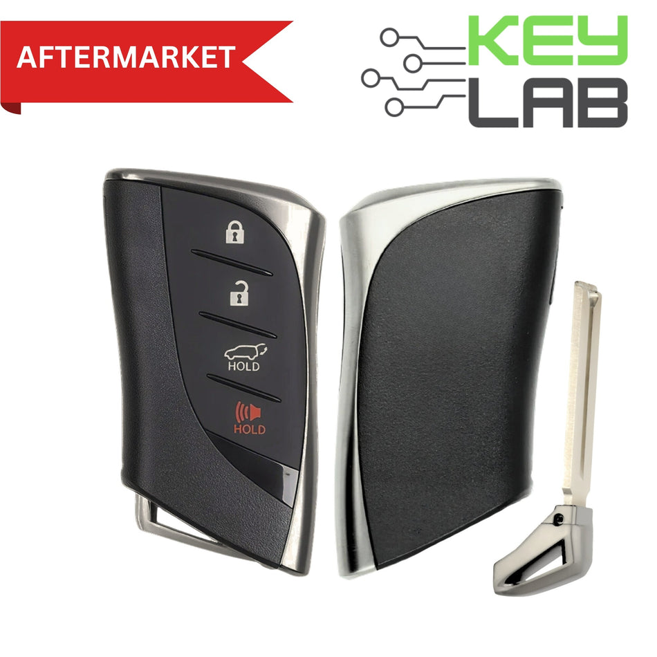 Lexus Aftermarket 2020 - 2024 UX200, UX250h Smart Key 4B Hatch FCCID: HYQ14FBZ PN# 8990H - 76590 - Royal Key Supply