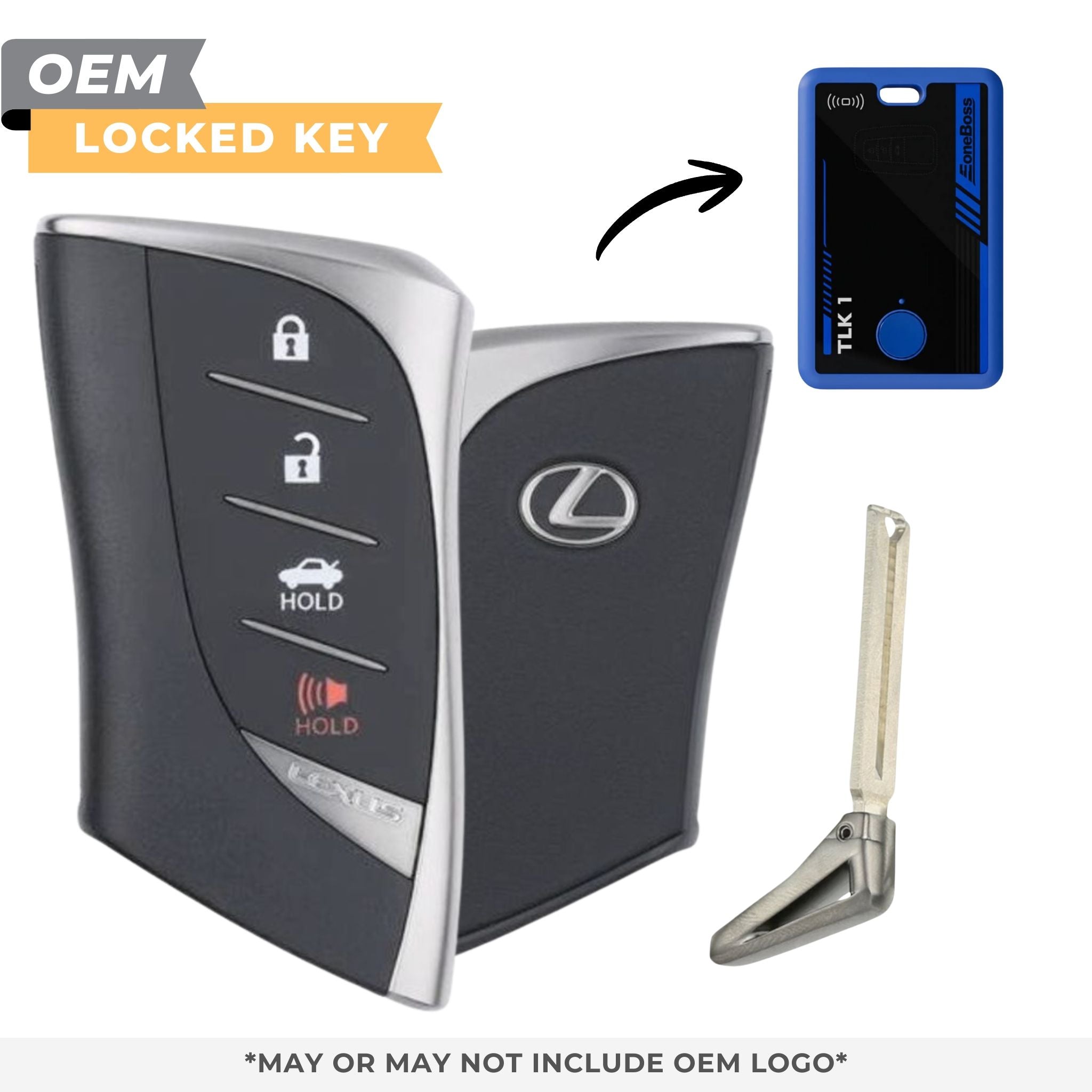 Lexus Locked OEM 2020 - 2025 ES250, ES350 Smart Key 4B Trunk FCCID: HYQ14FBZ PN 8990H - 06020 - Royal Key Supply