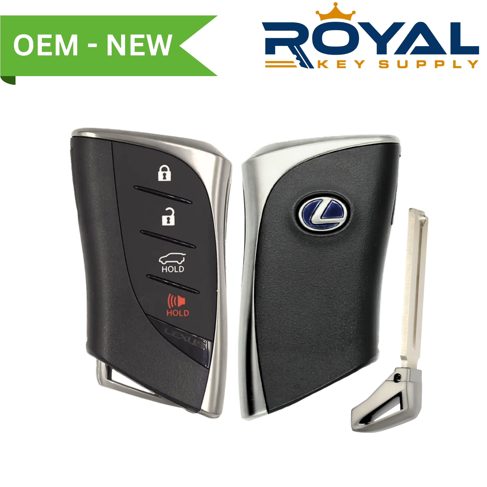 Lexus New OEM 2019 - 2020 GX460 Smart Key 4B Hatch Glass FCCID: HYQ14FBF PN# 89904 - 60U80 - Royal Key Supply