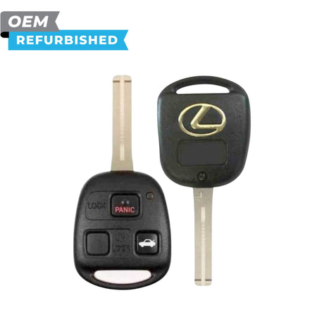 Lexus Refurbished 2001-2008 ES330 Remote Head Key 3B FCCID: HYQ12BBT PN 89070-33751 - Royal Key Supply