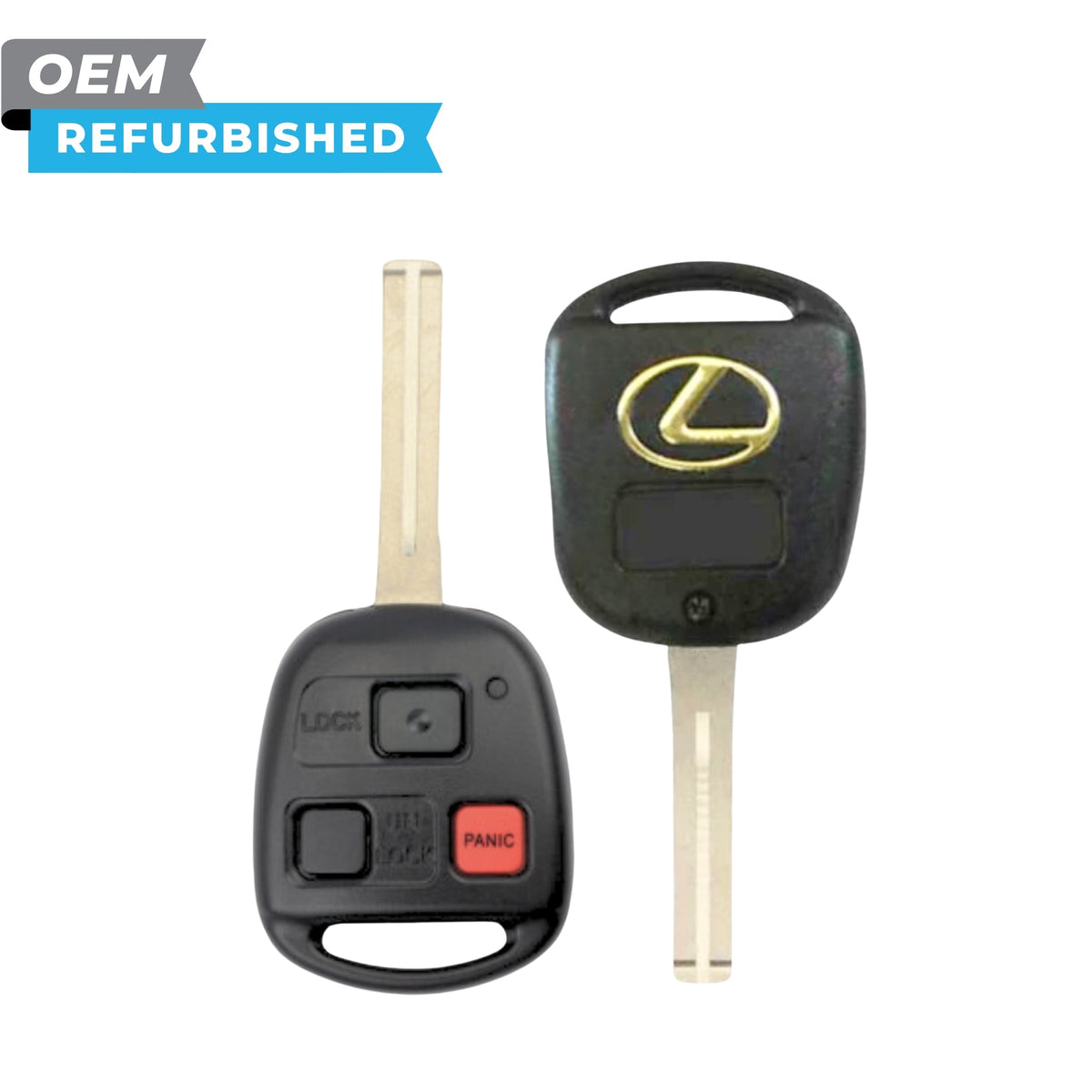 Lexus Refurbished 2003-2008 GX470, LX470 Remote Head Key 3B FCCID: HYQ1512V PN 89070-60801 - Royal Key Supply