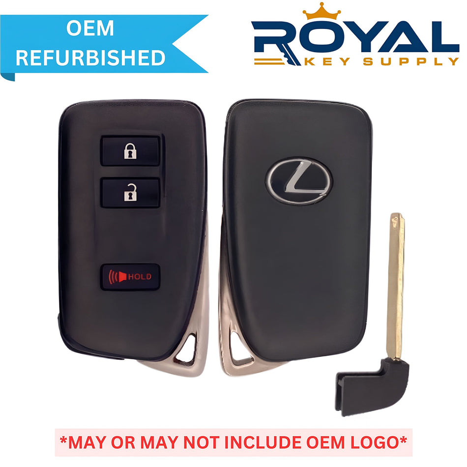 Lexus Refurbished 2015 - 2020 NX300H Smart Key 3B FCCID: HYQ14FBA PN# 89904 - 78460 - Royal Key Supply