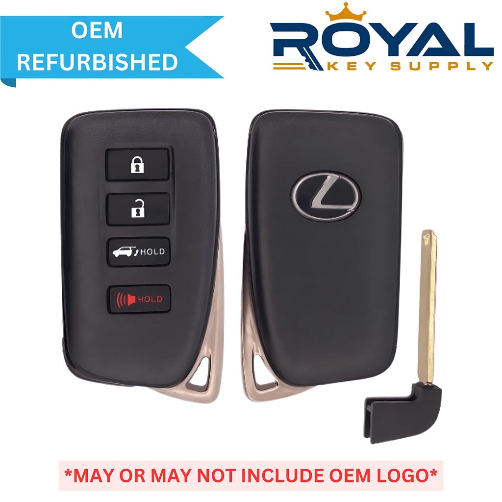 Lexus Refurbished 2021 - 2022 RX350 Smart Key 4B Hatch FCCID: HYQ14FLB PN# 8990H - 0E290 - Royal Key Supply