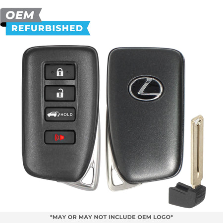 Lexus Refurbished 2021 - 2022 RX350 Smart Key 4B Hatch FCCID: HYQ14FLB PN 8990H - 0E290 - Royal Key Supply