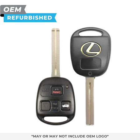 Lexus Refurbished OEM 1998 - 2001 ES300, SC300, SC400 Remote Head Key (Long Blade) 3 Button FCCID: HYQ1512V PN 89070 - 33470 - Royal Key Supply